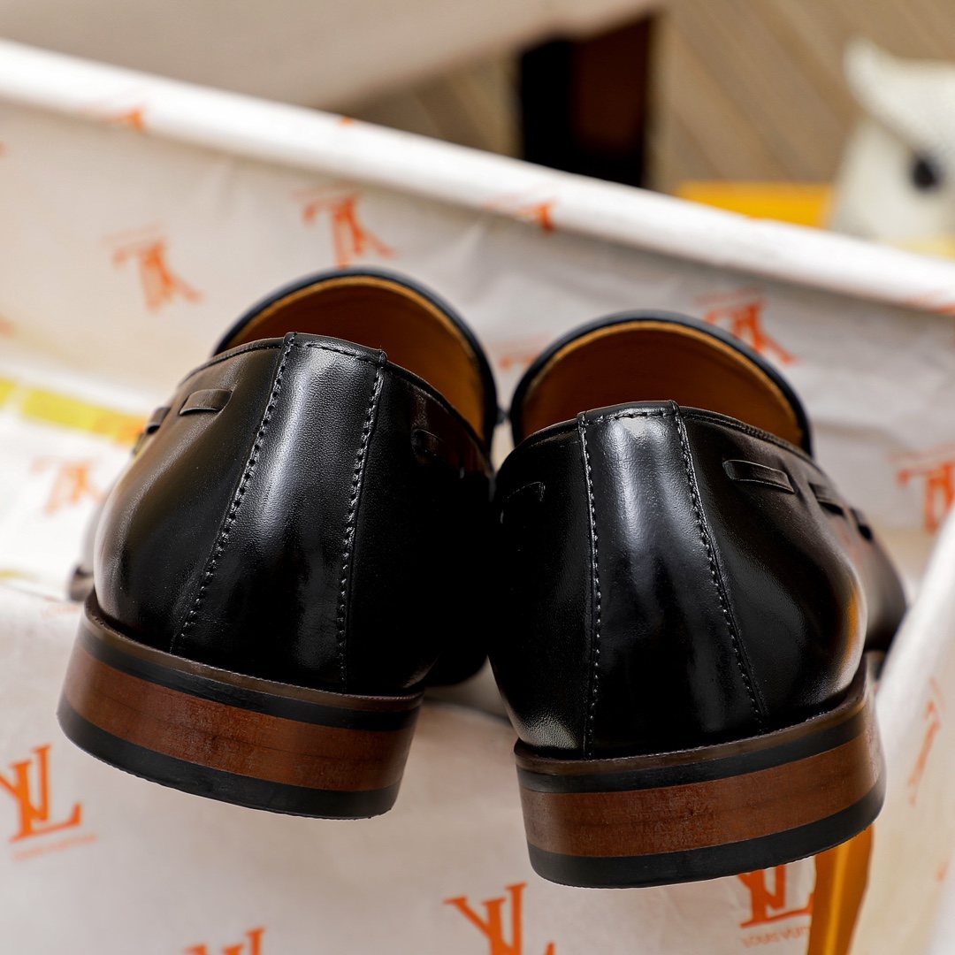 Louis Vuitton Men's Tassel Loafers — back