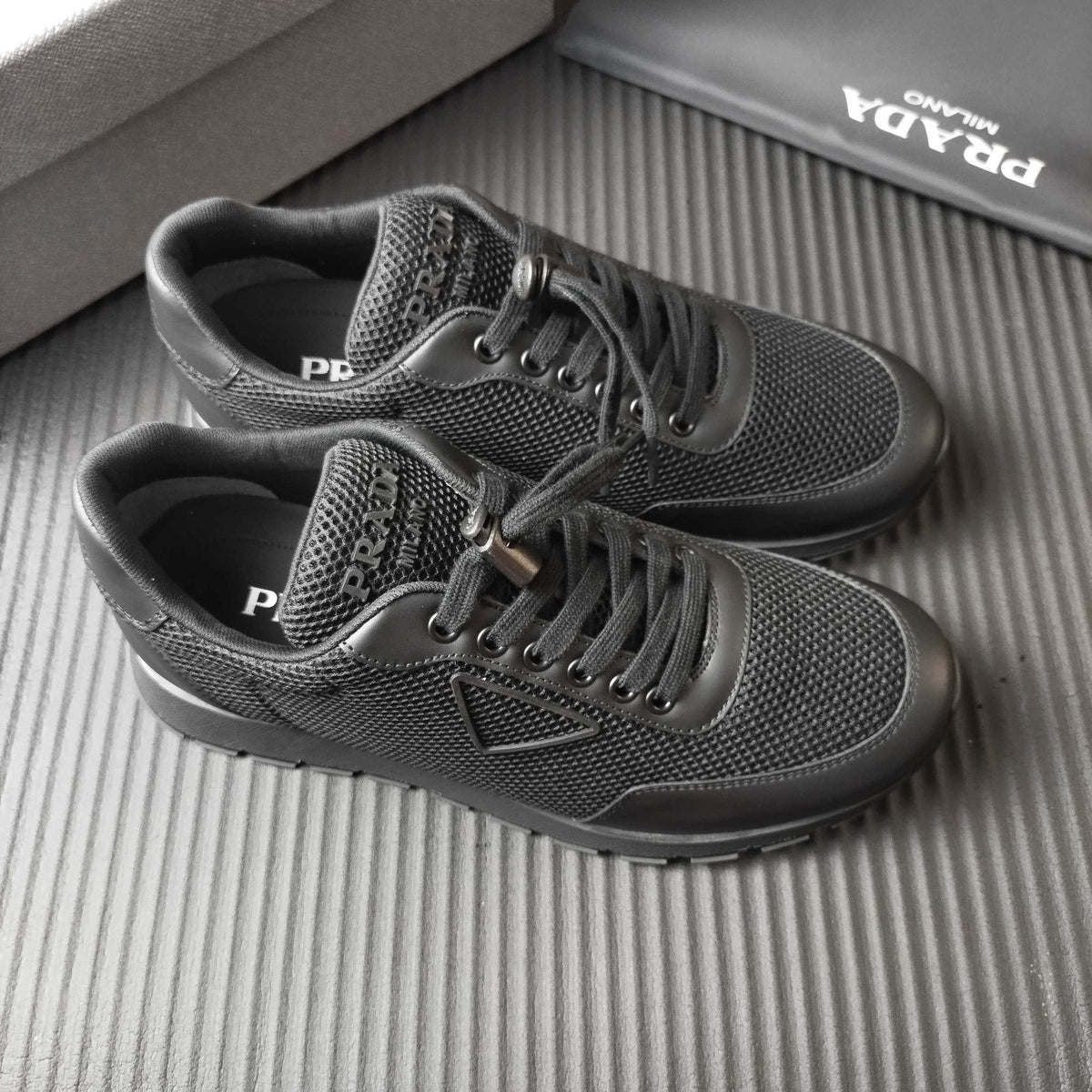 Prada Mesh Low-Top Sneakers — hero