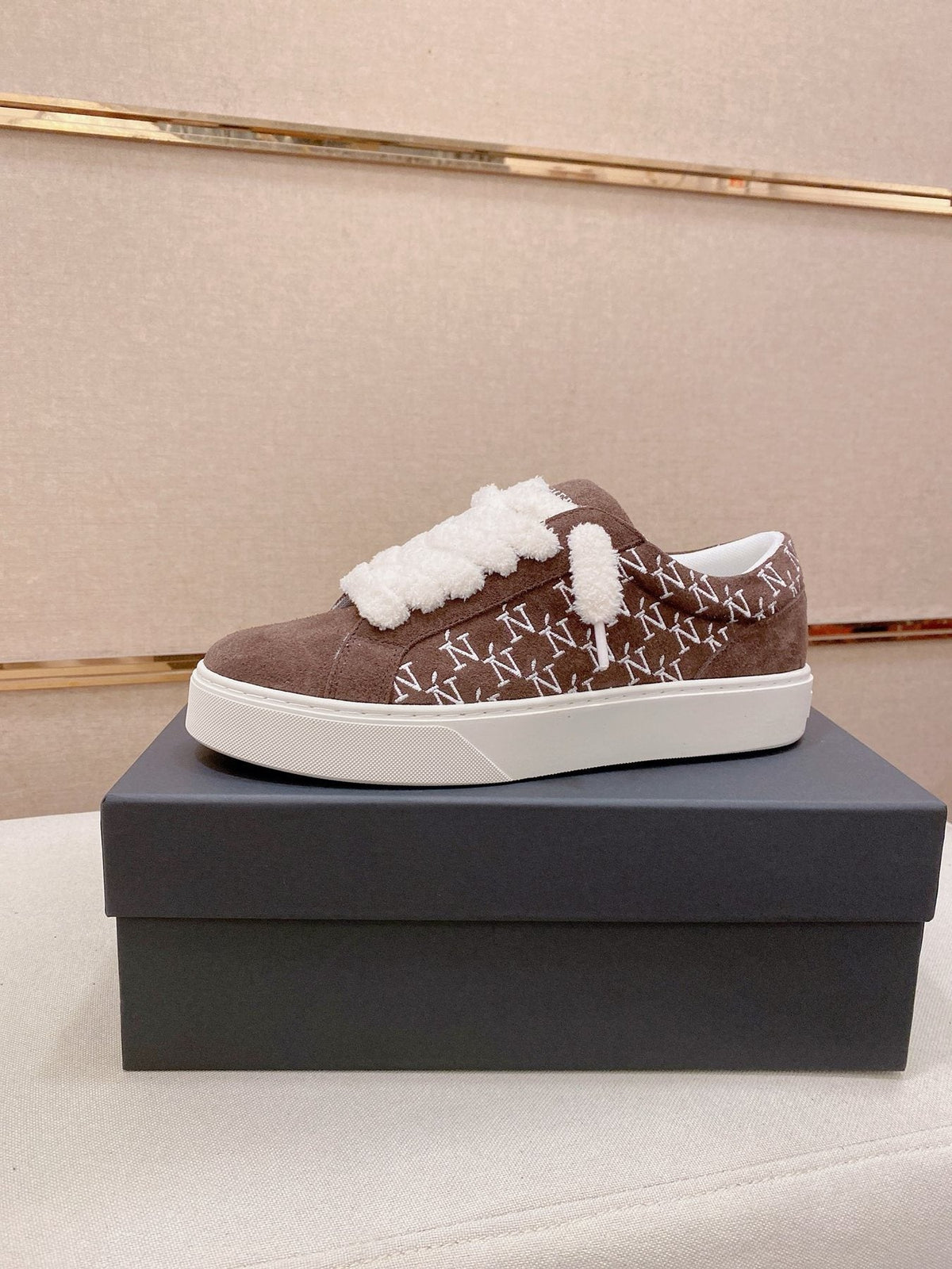 Numeris Suede Low-Top Sneakers — front