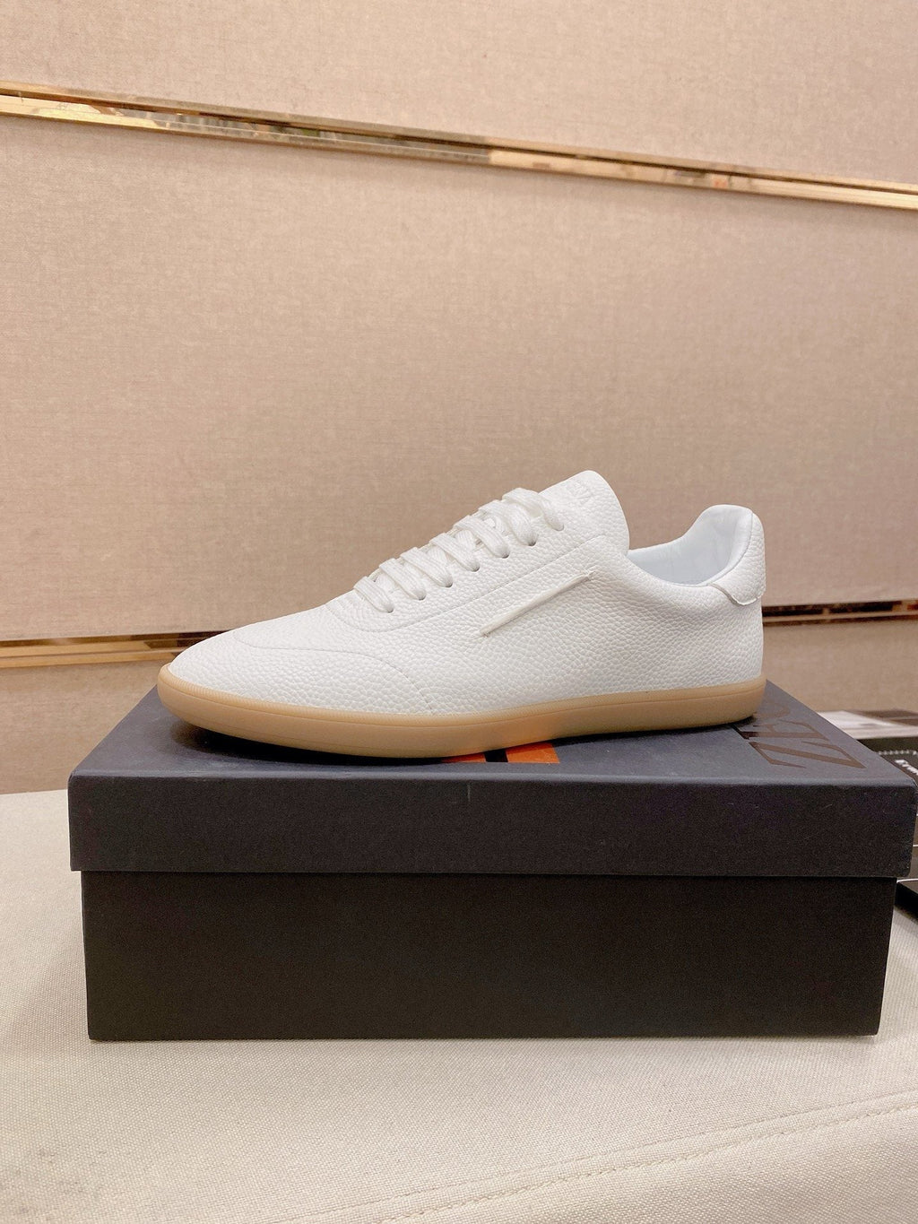 Zegna Suede Low-Top Sneakers — hero