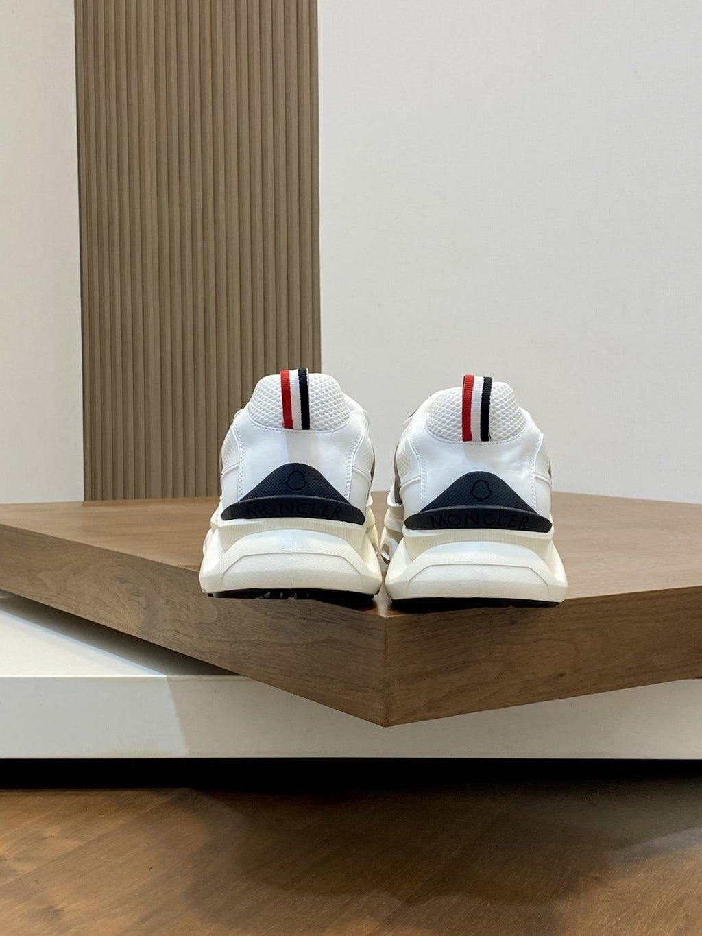 Moncler Mesh Panel Sneakers — back