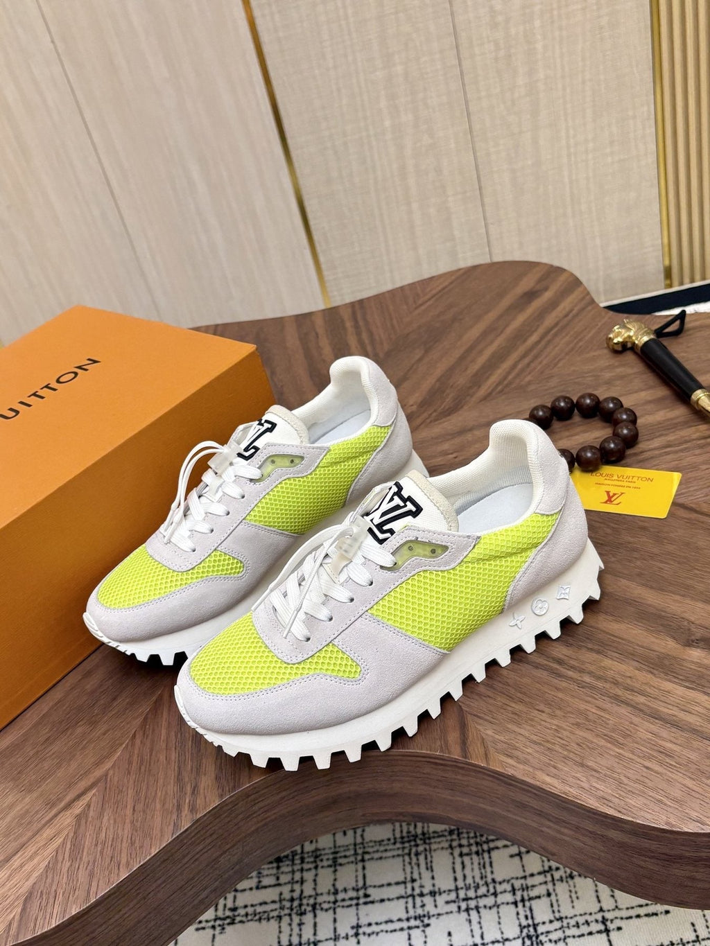 Louis Vuitton Color-Block Low-Top Sneakers — side