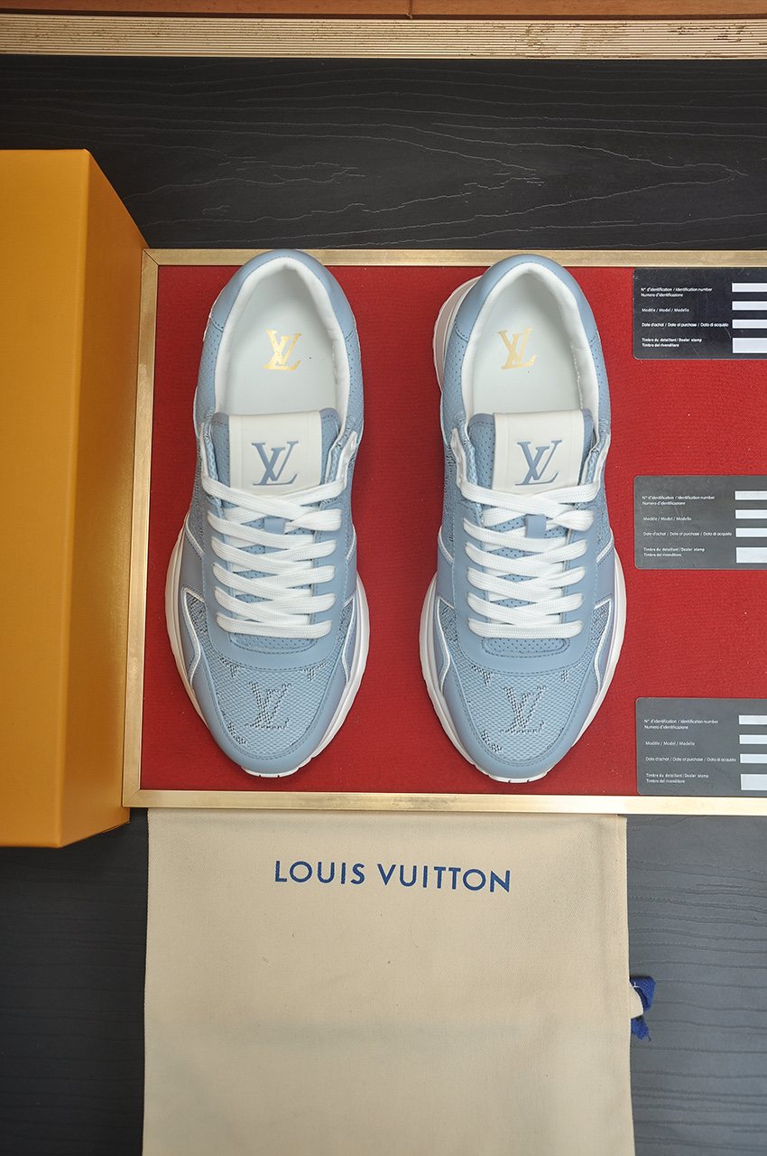 Louis Vuitton Panel Low-Top Sneakers — front