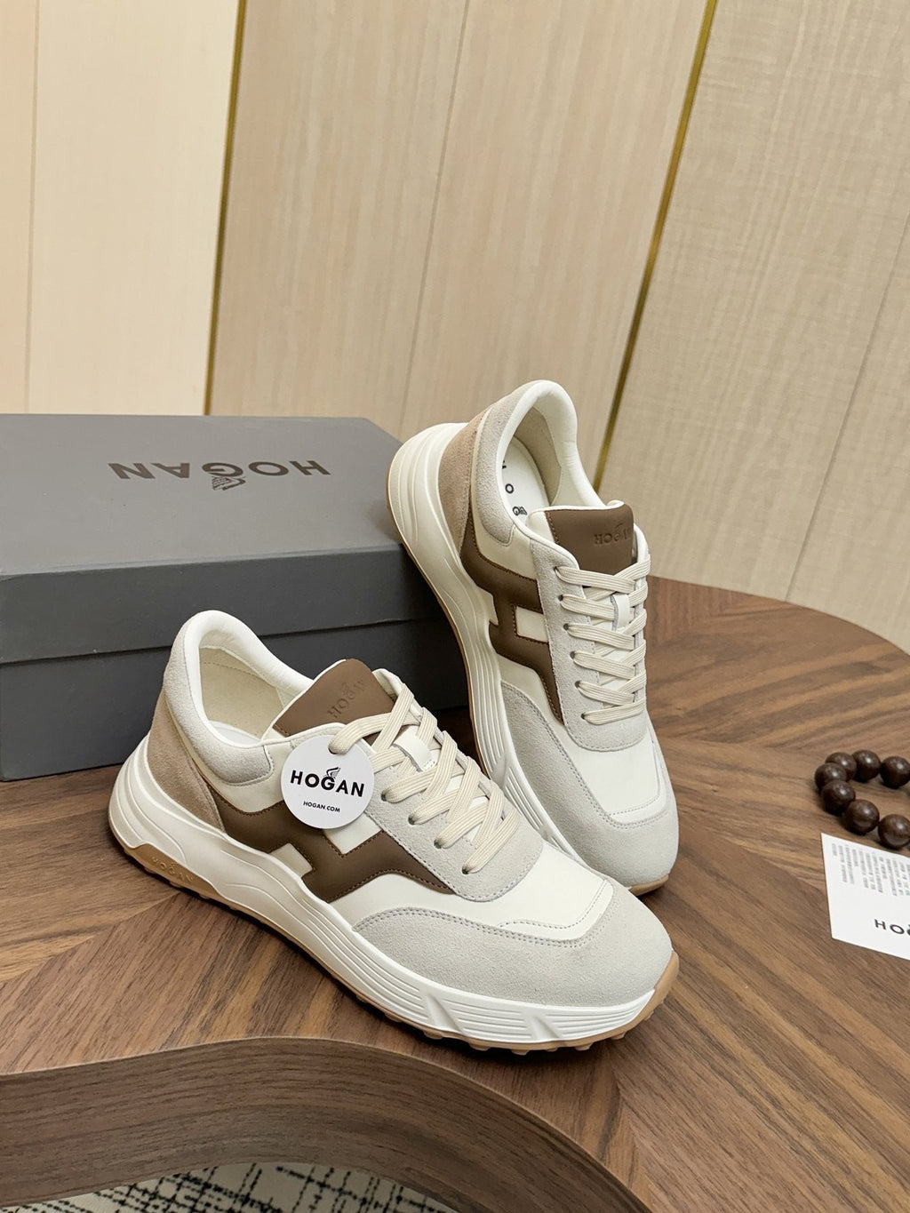 Hogan Black Low-Top Sneakers — front