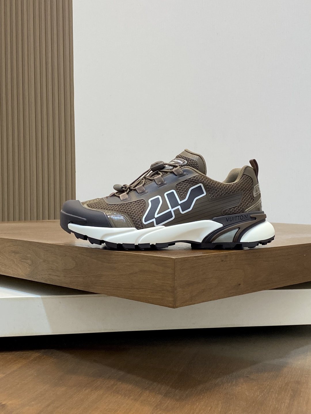 Louis Vuitton Paneled Mesh Sneakers — front